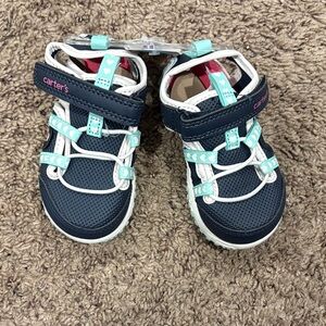 Carter's Navy and Aqua Kids Sandals